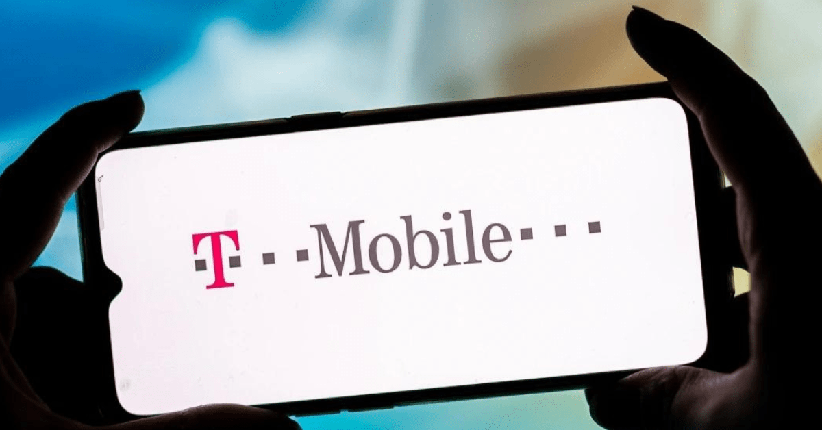 smartphone-with-a T-mobile-logo